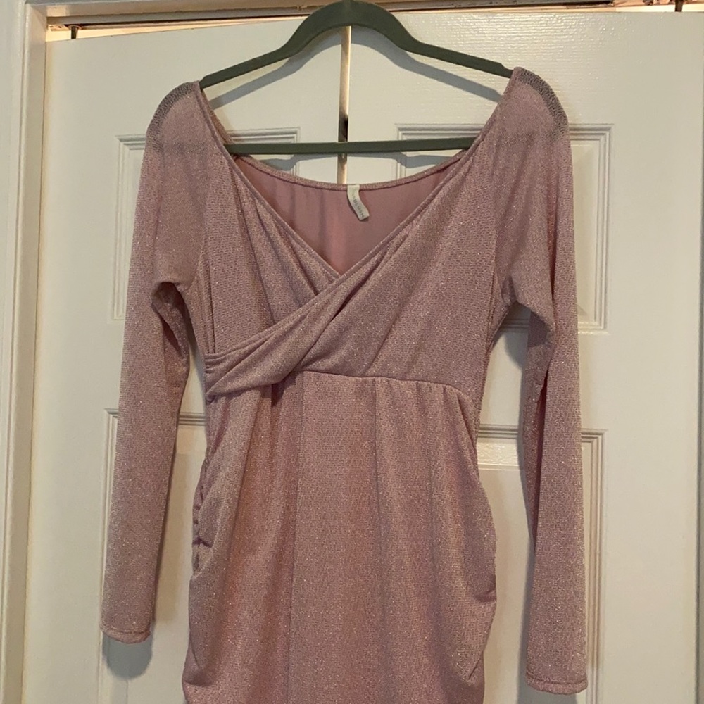 Pink Blush Maternity gown